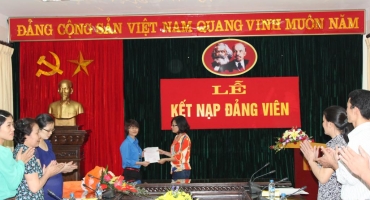 Lễ kết nạp Đảng viên năm 2016